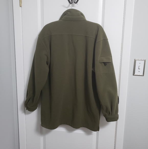 VINTAGE BUM EQUIPMENT Green Fleece Shacket - Picture 4 of 9